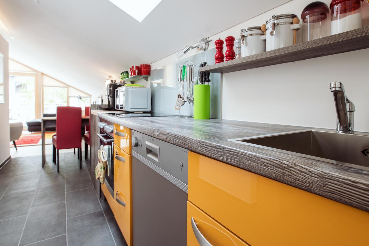 Panoramablick Appartement Schruns Buitenkant foto